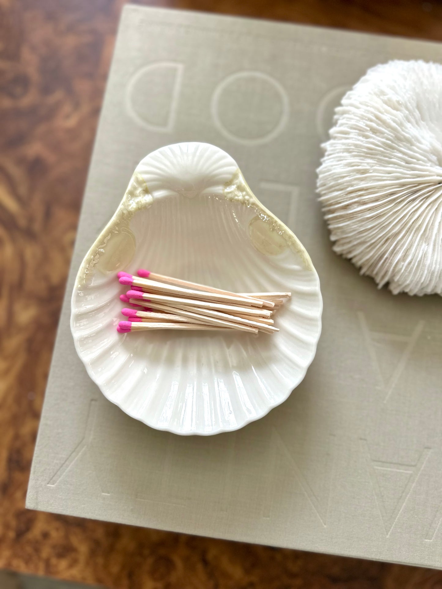 Vintage Belleek Shell Dish