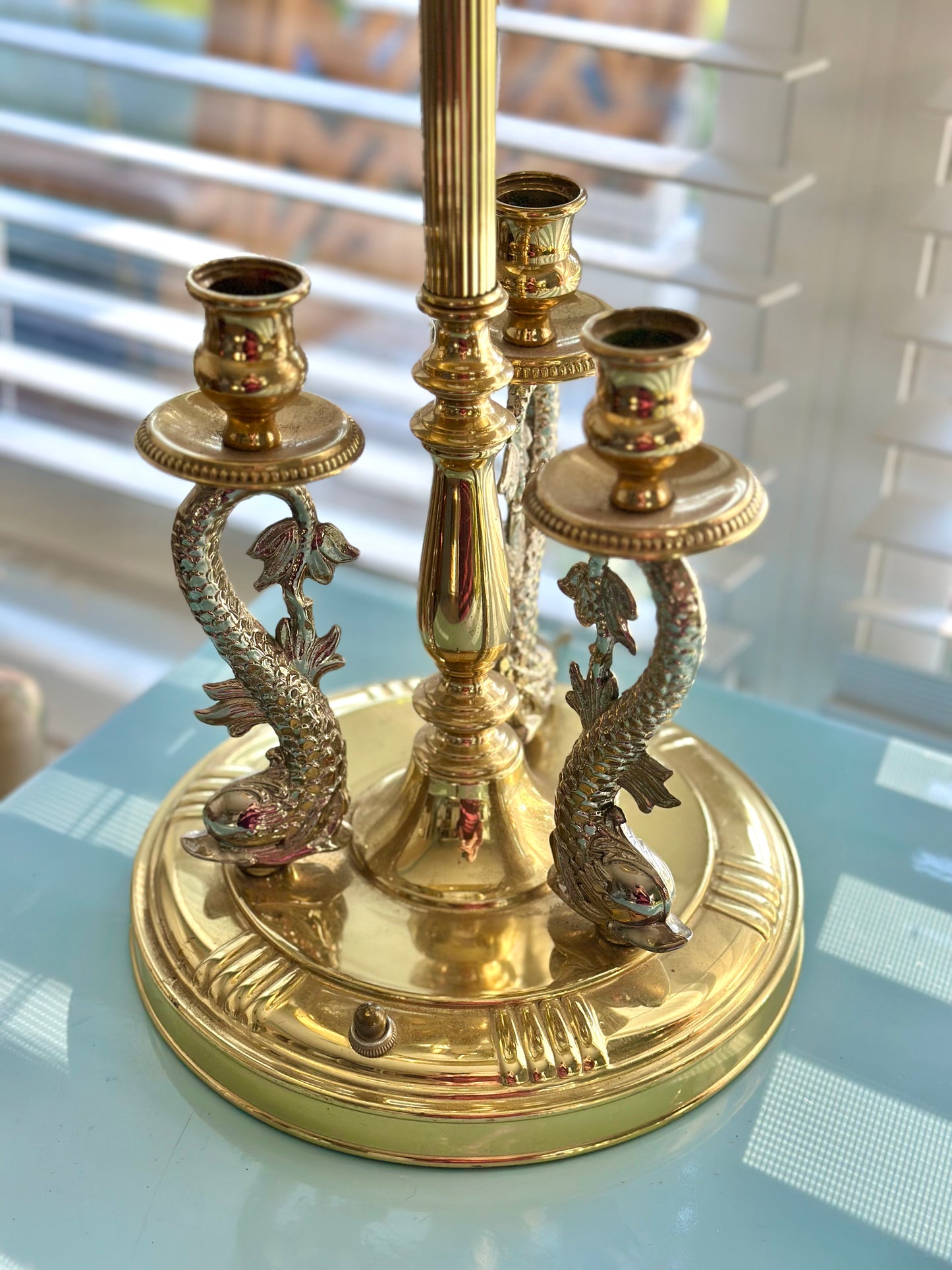 vintage Bouillotte lamp