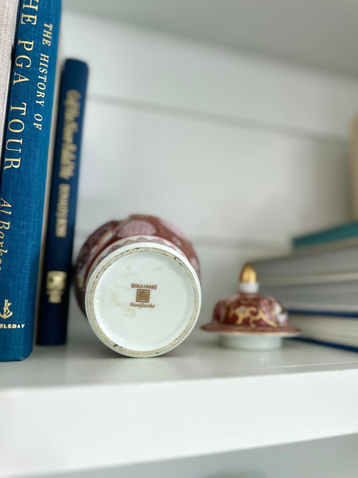 Gold Imari Ginger jar
