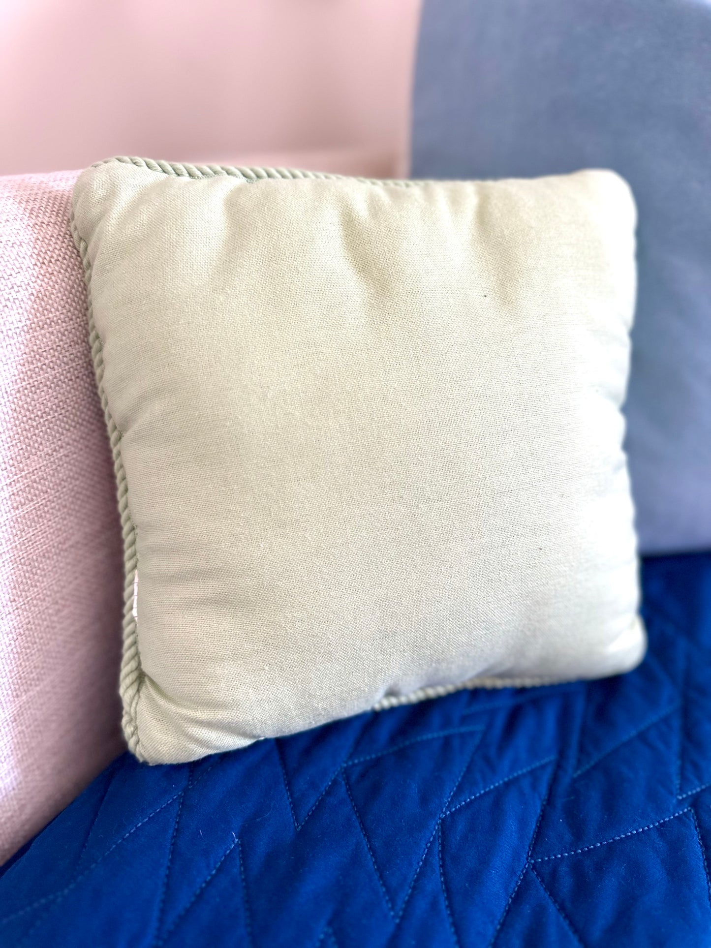 Floral Needlepoint Pillow