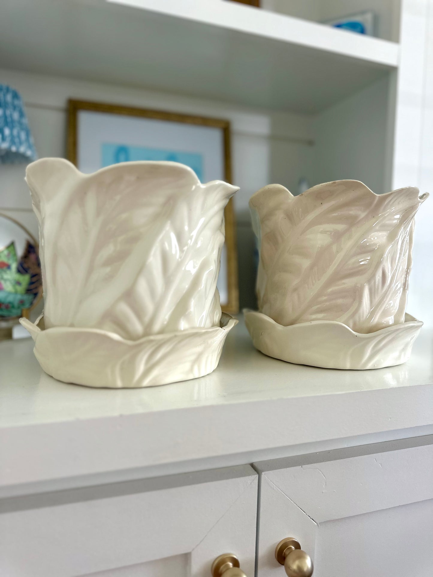 Palm Leaf Cachepot