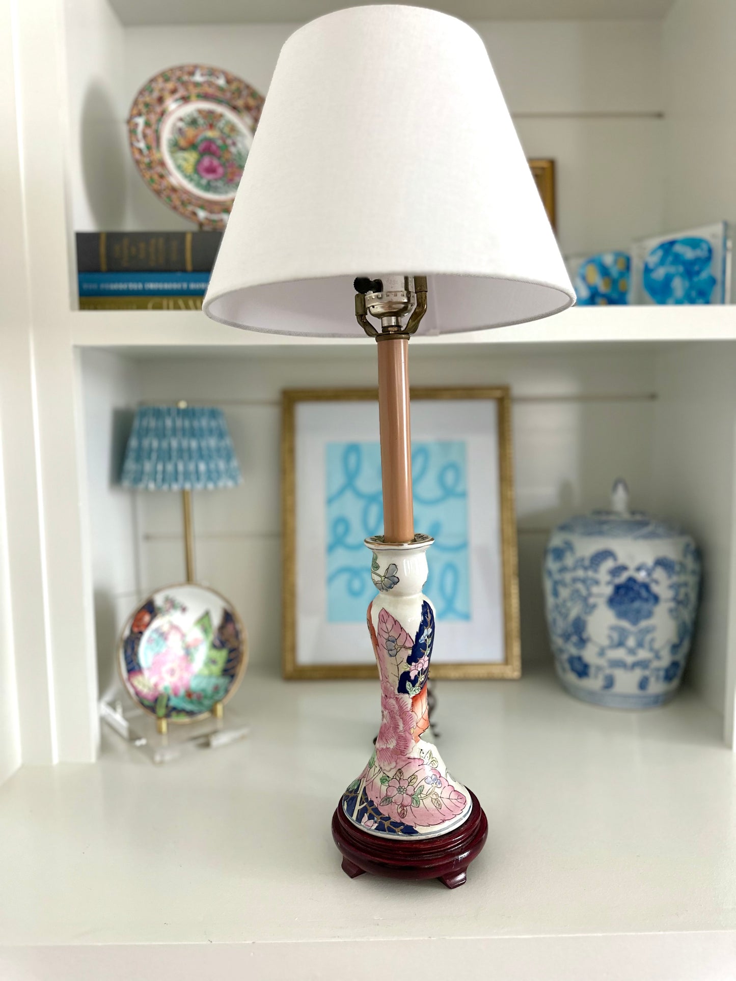 Tobacco Leaf Buffet Lamp