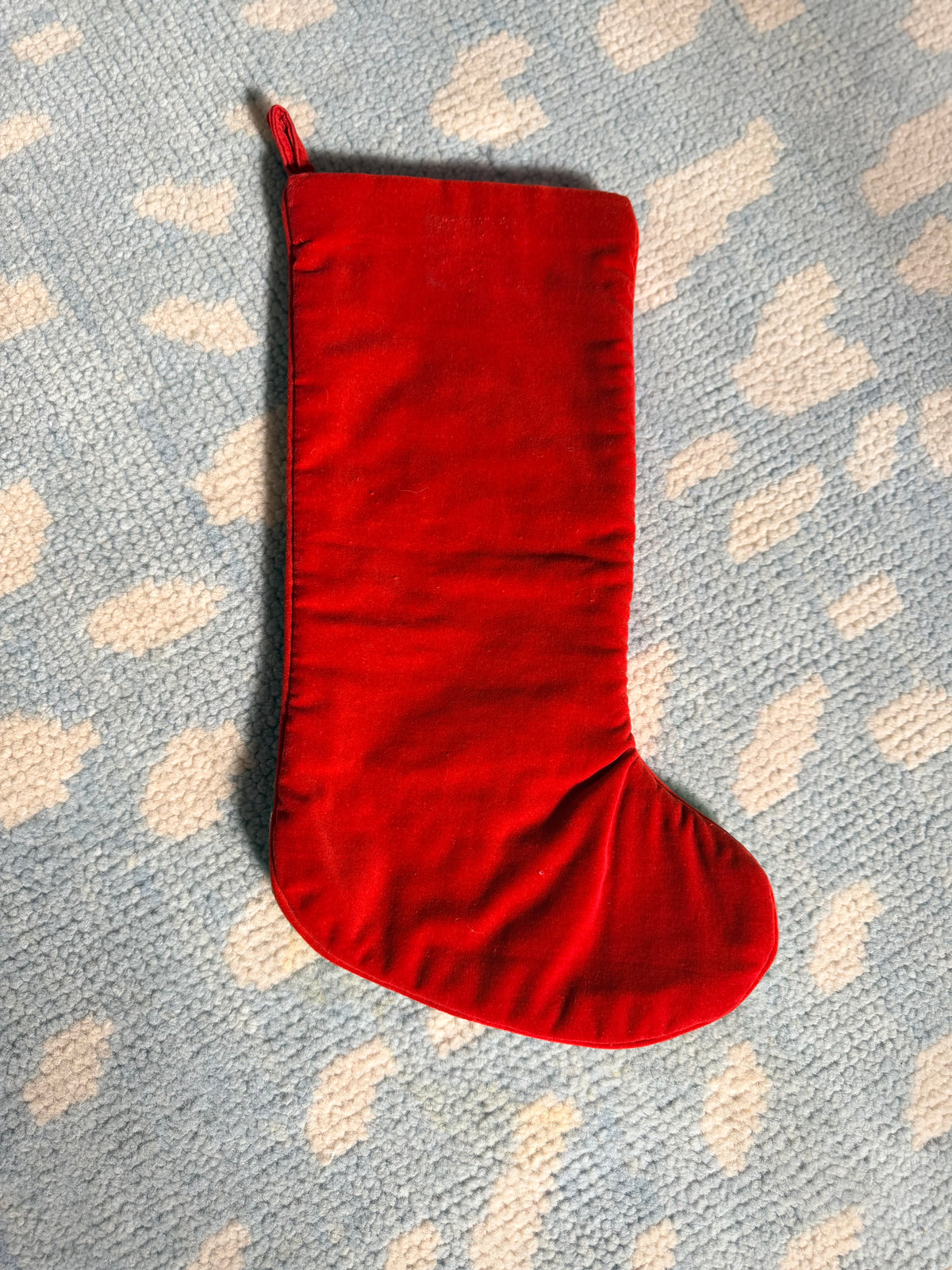 Golfing Santa Needlepoint Stocking