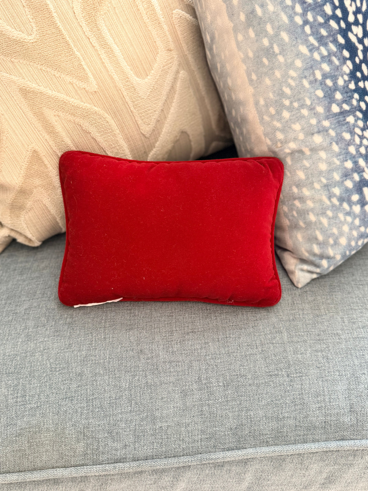 Needlepoint Christmas Pillow