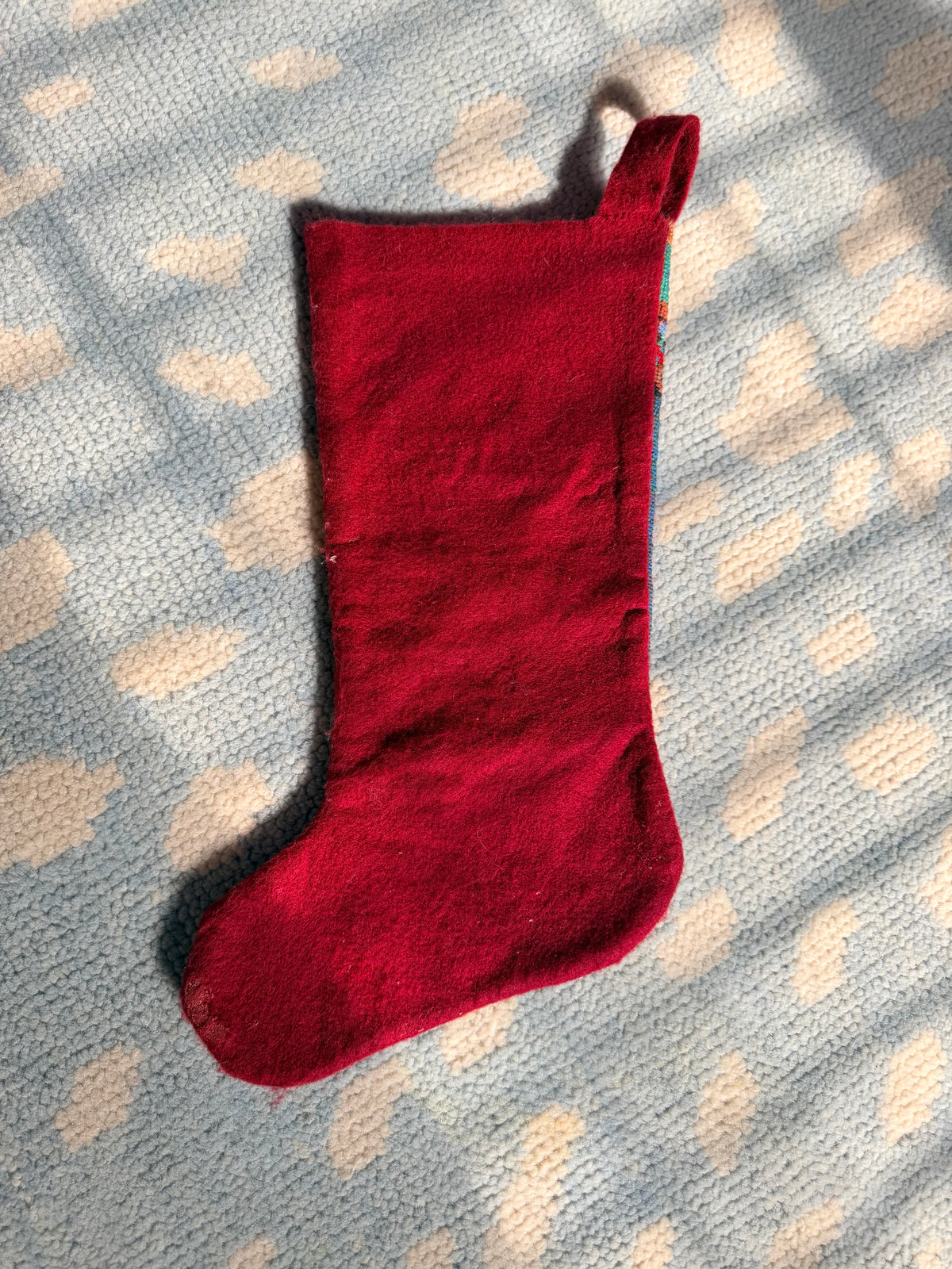 Santa’s List Needlepoint Stocking
