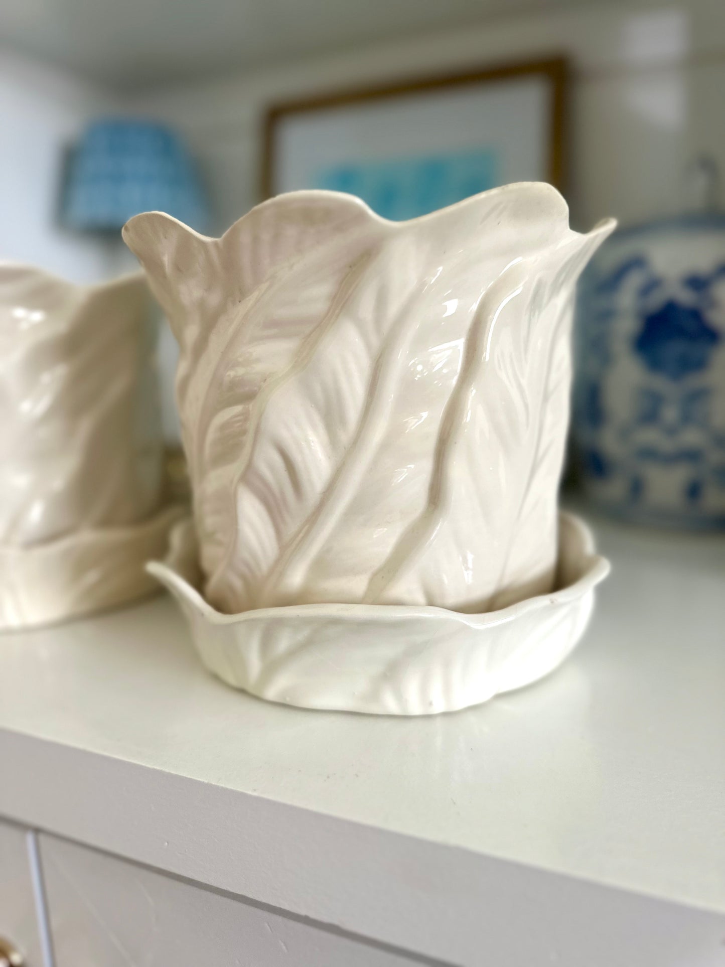 Palm Leaf Cachepot