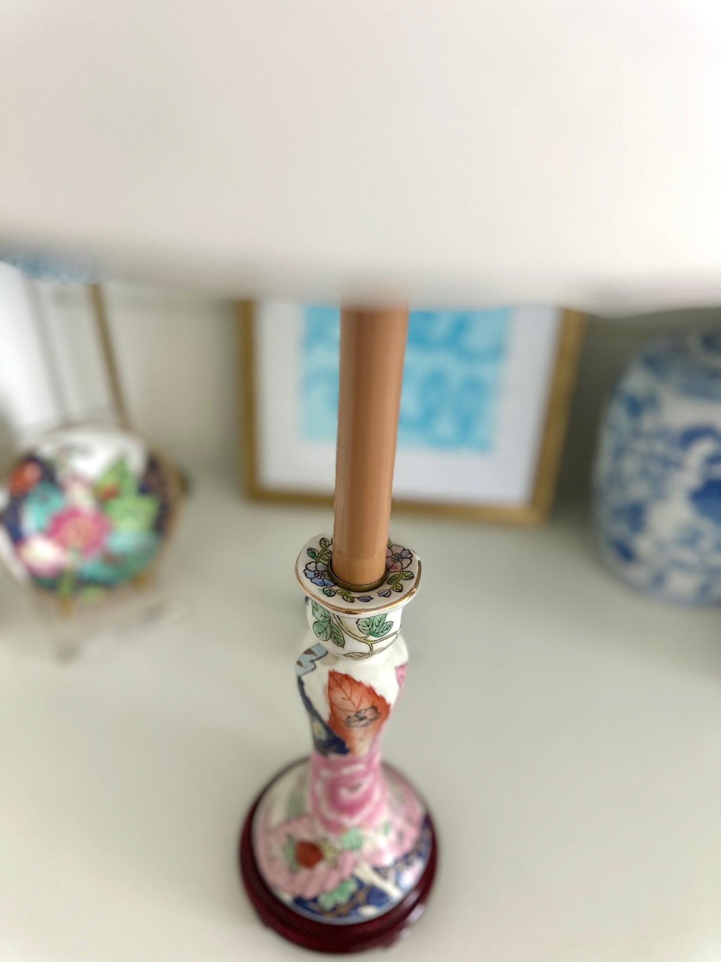 Tobacco Leaf Buffet Lamp