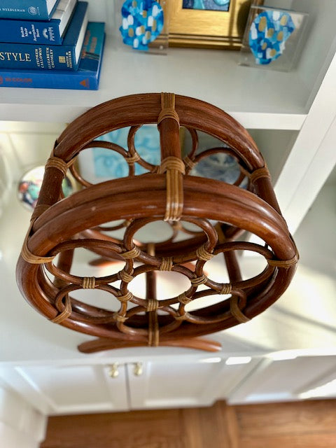 Bamboo & Rattan Wine Rack