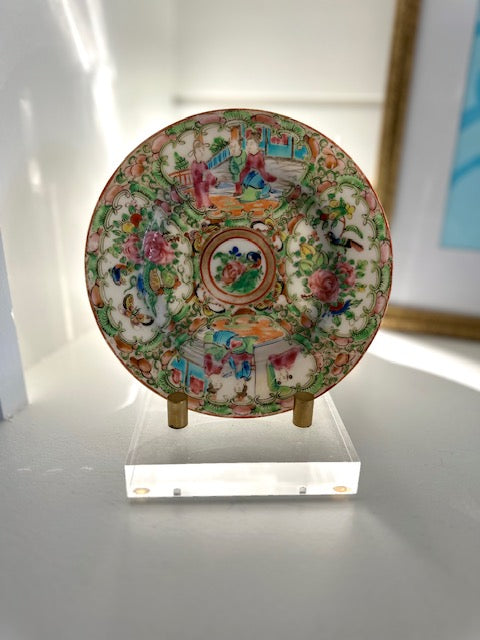 Antique Rose Medallion Plate