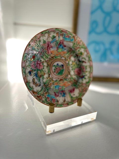 Antique Rose Medallion Plate