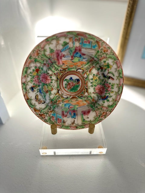 Antique Rose Medallion Plate