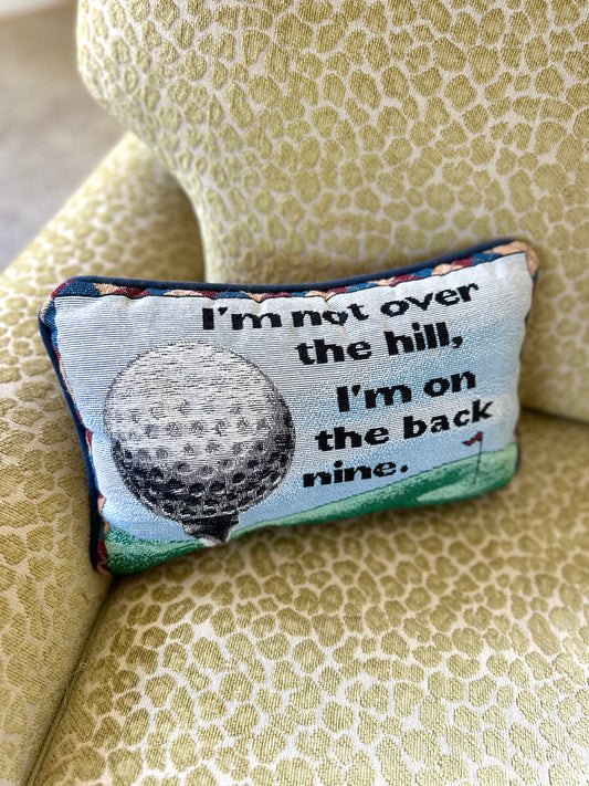 Golf Needlepoint Pillow