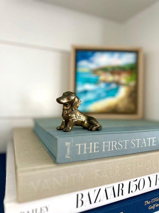 Brass Dachshund