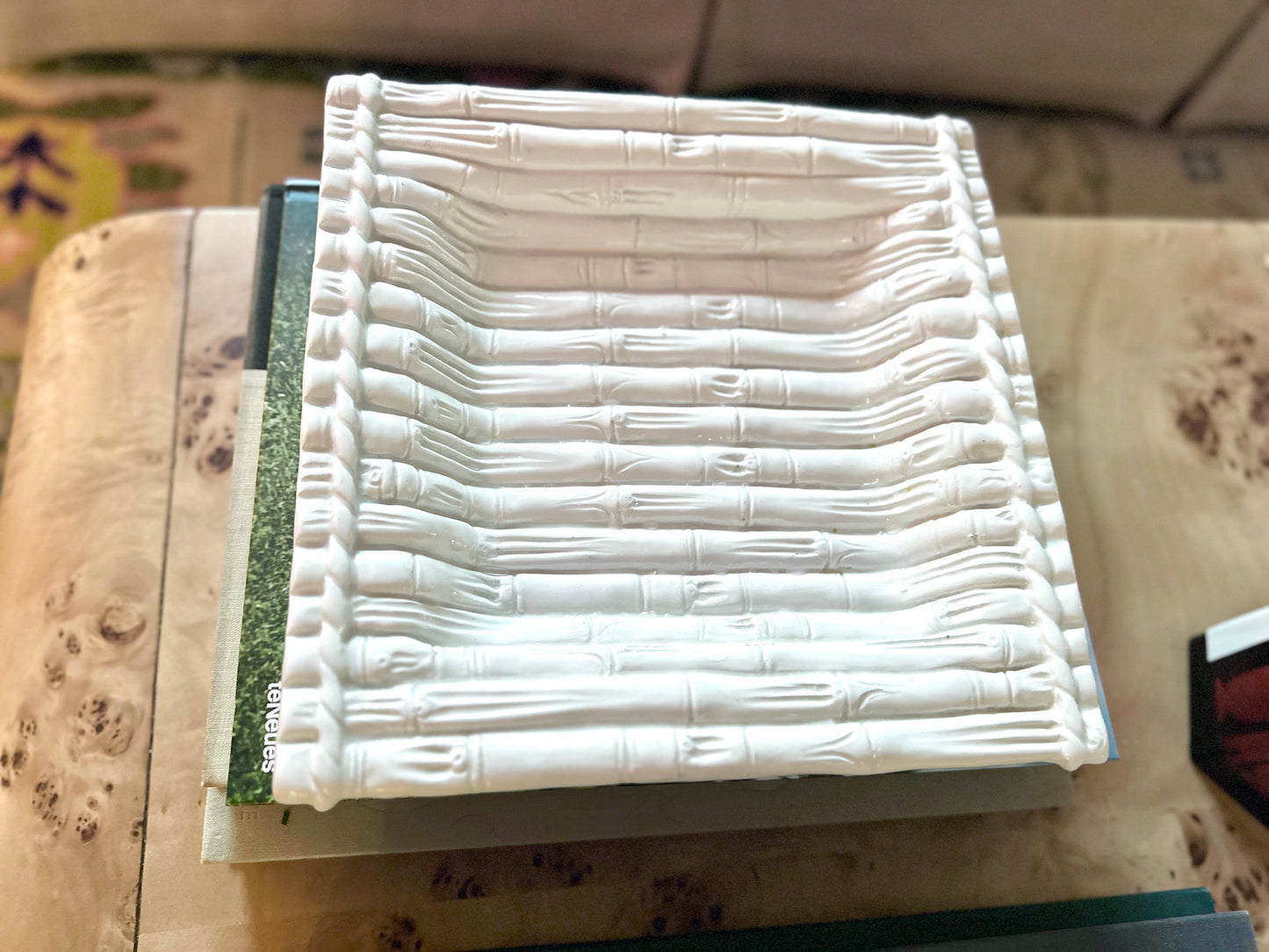 Faux Bamboo Trinket Plate