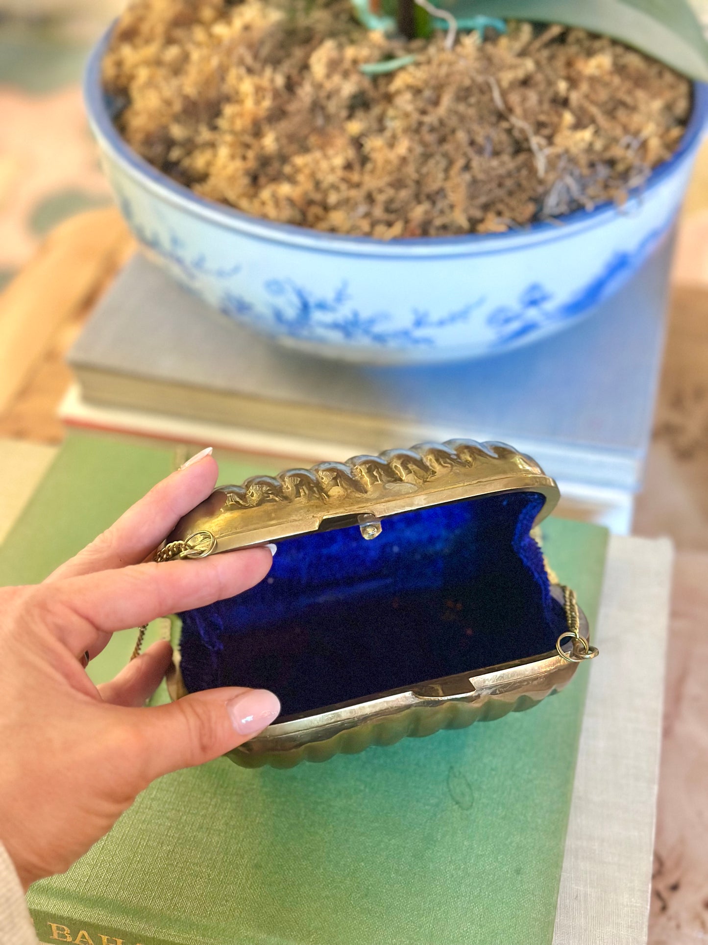Vintage Brass Purse