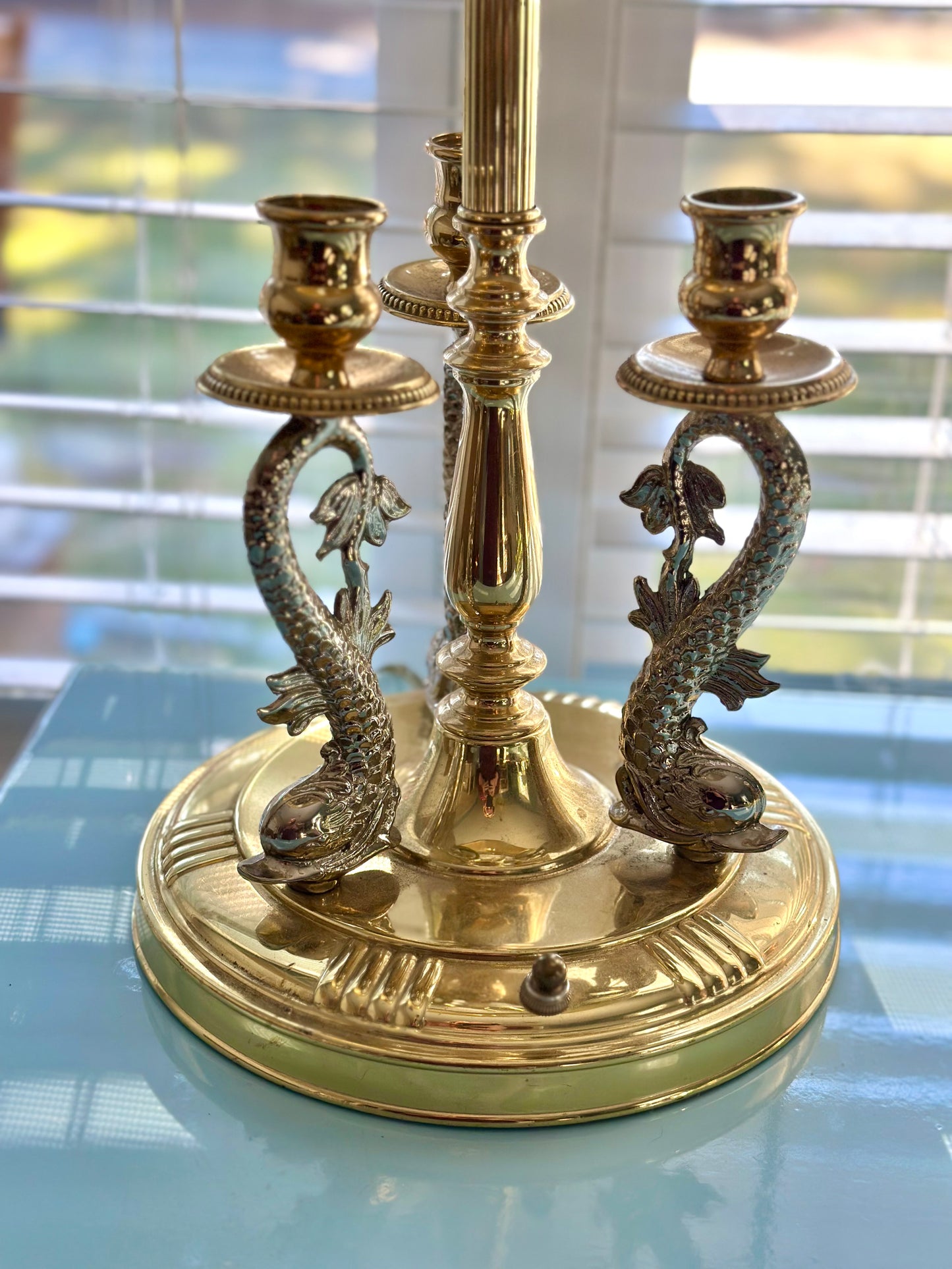 vintage Bouillotte lamp