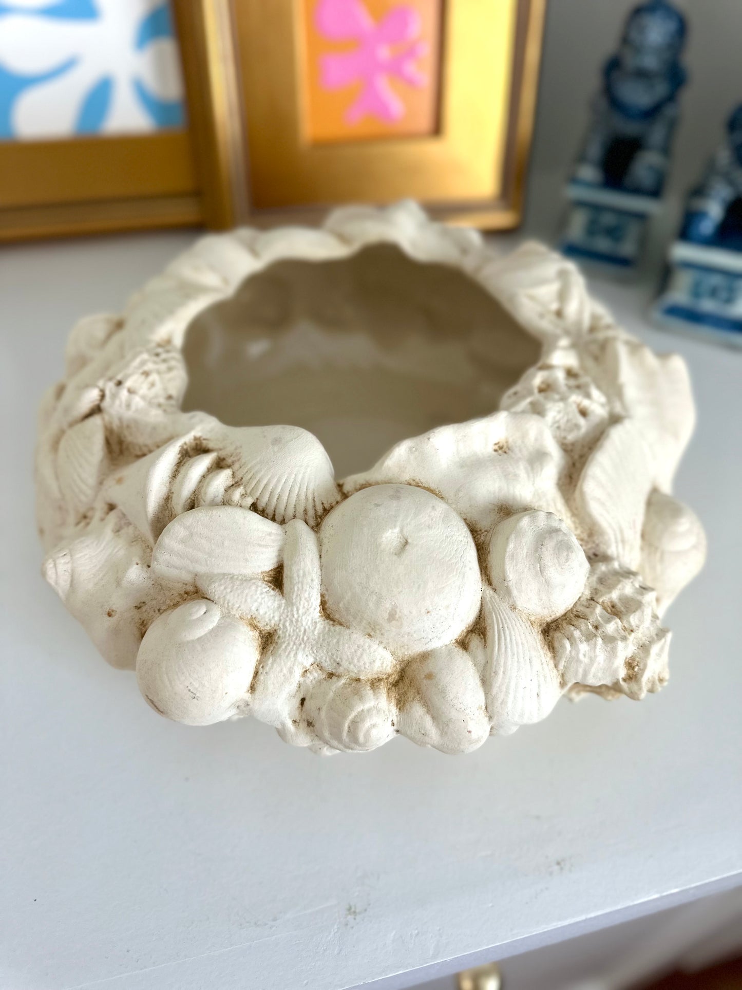 American Mold shell planter