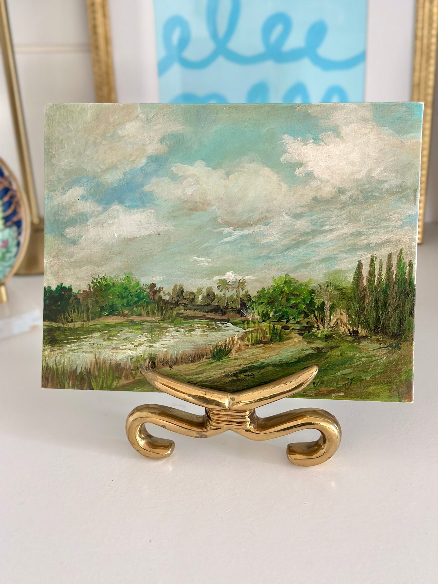 Florida Art Oil on Board