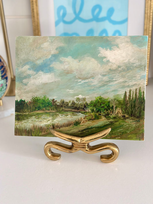 Florida Art Oil on Board