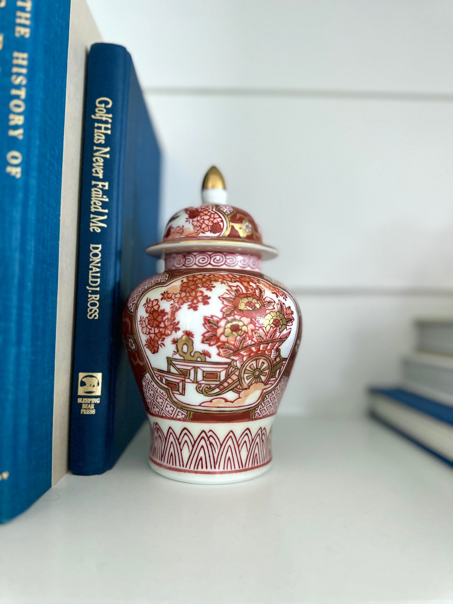 Gold Imari Ginger jar