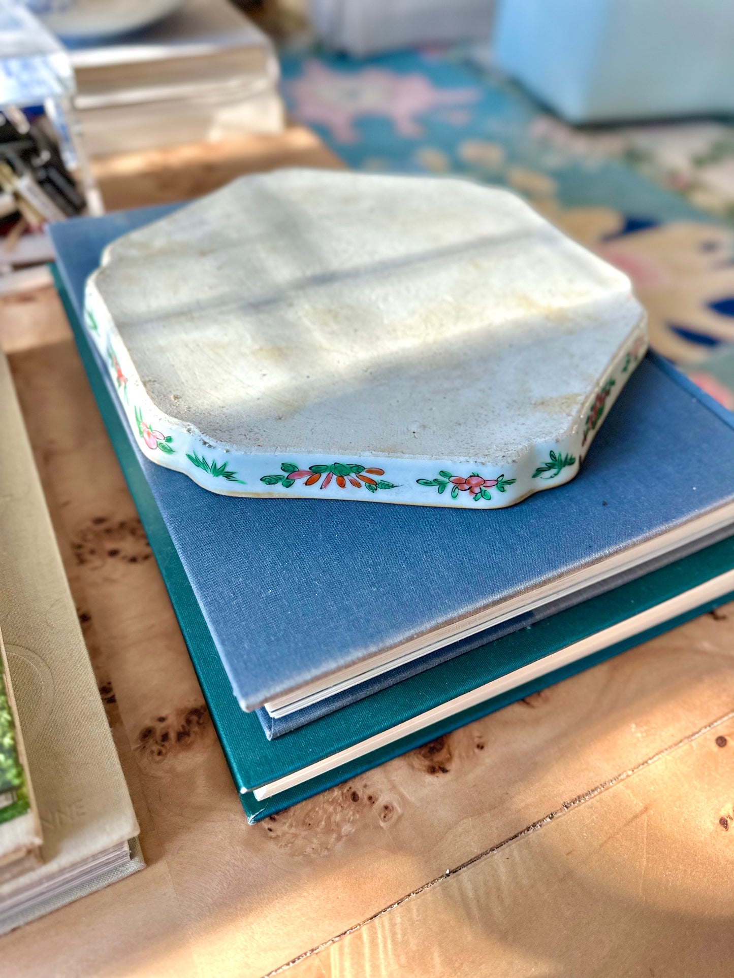 Antique Rose Medallion Charger