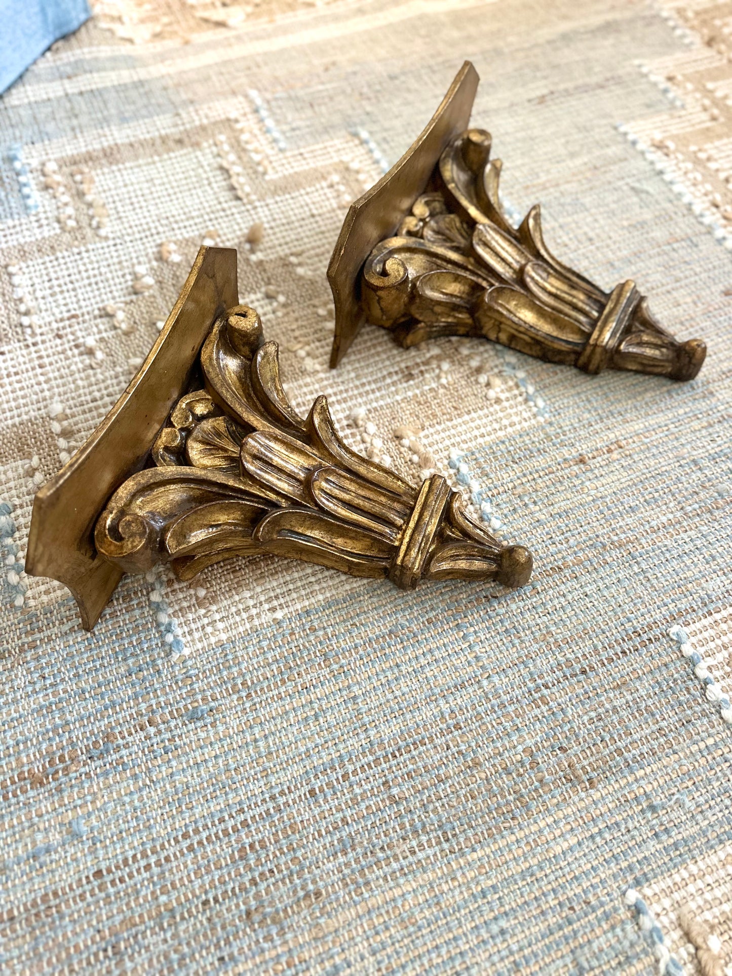 Florentine Wall Shelf Pair