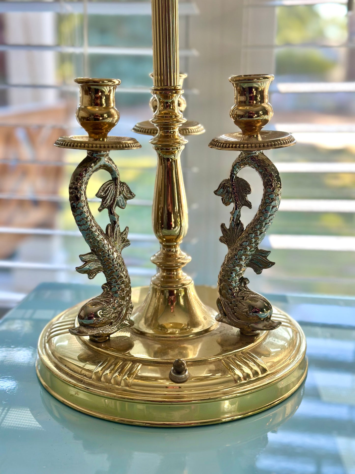 vintage Bouillotte lamp