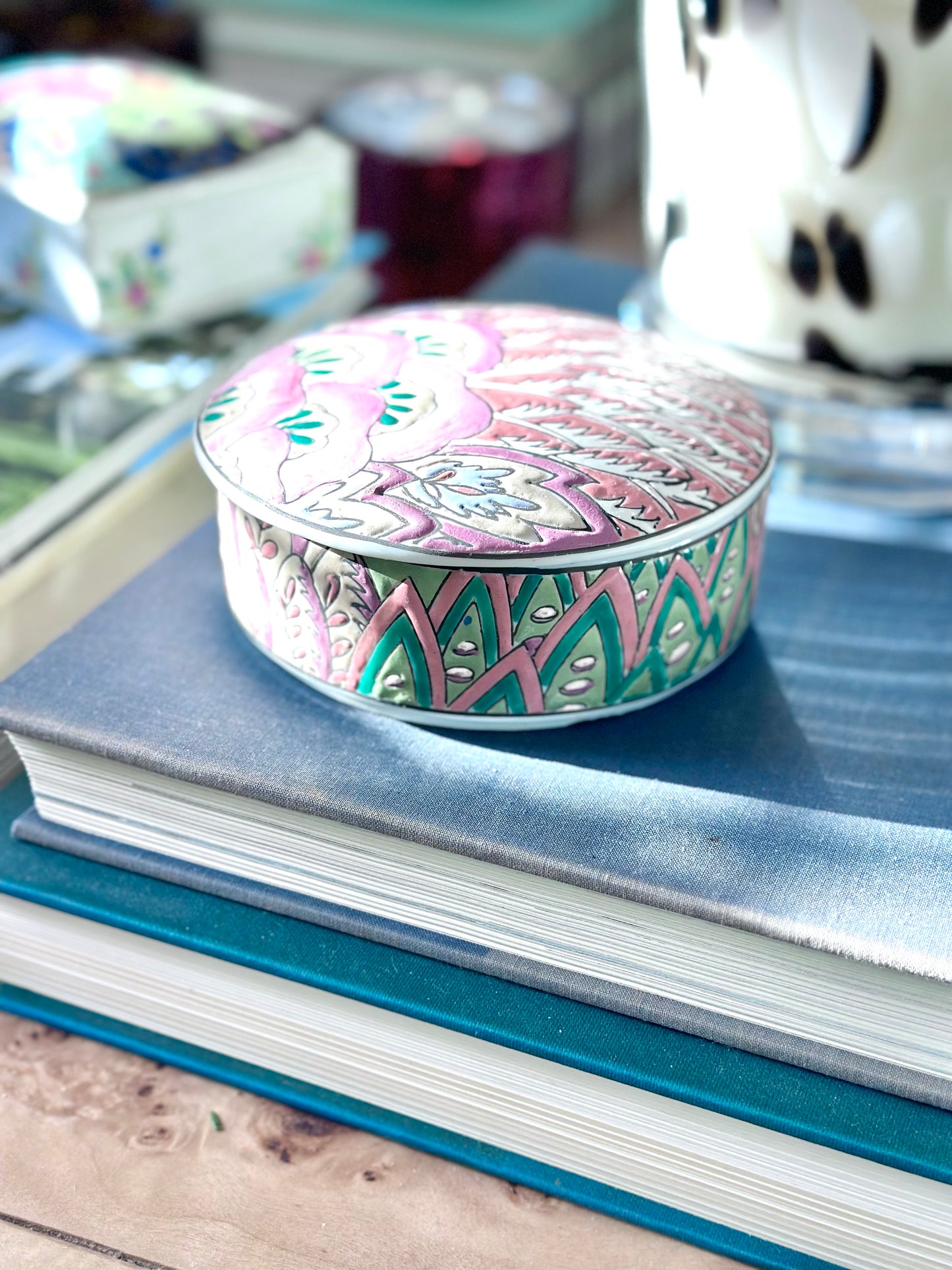 Vintage Lidded Trinket Box