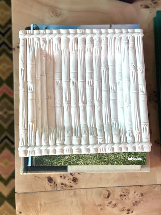 Faux Bamboo Trinket Plate