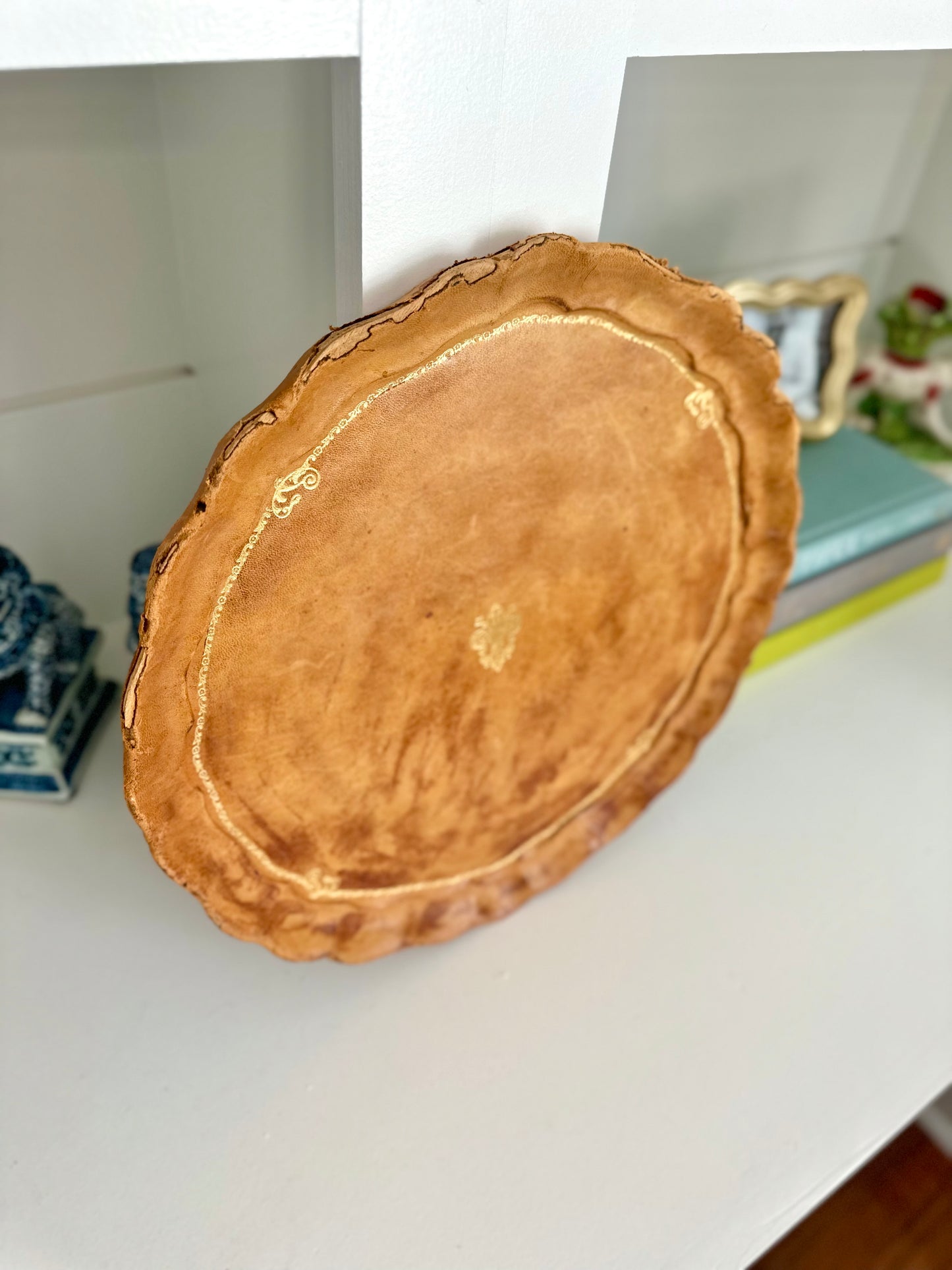 Genuine Italian Leather Tray