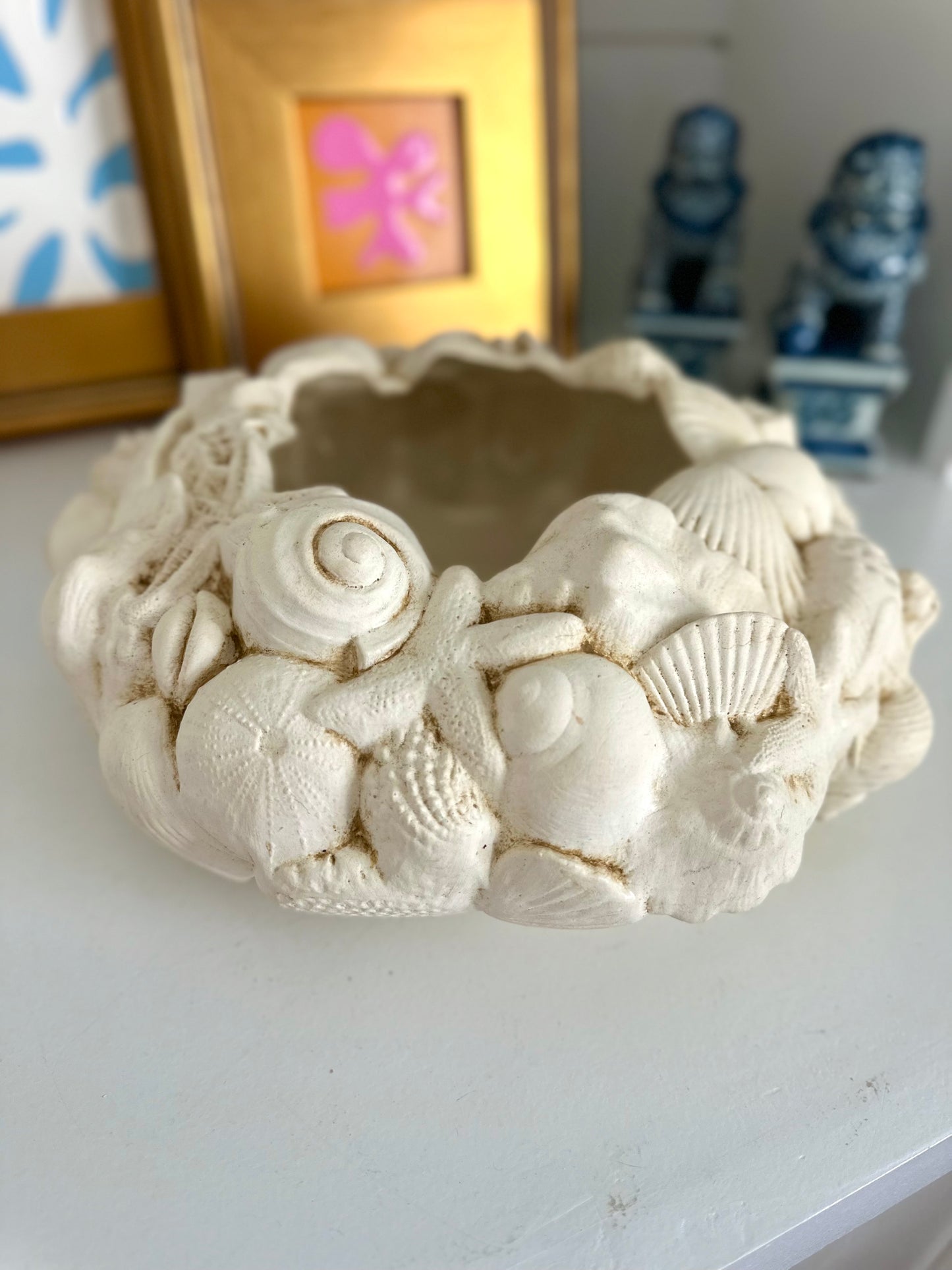 American Mold shell planter