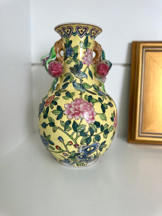 Andrea by Sadek handled chinoiserie vase