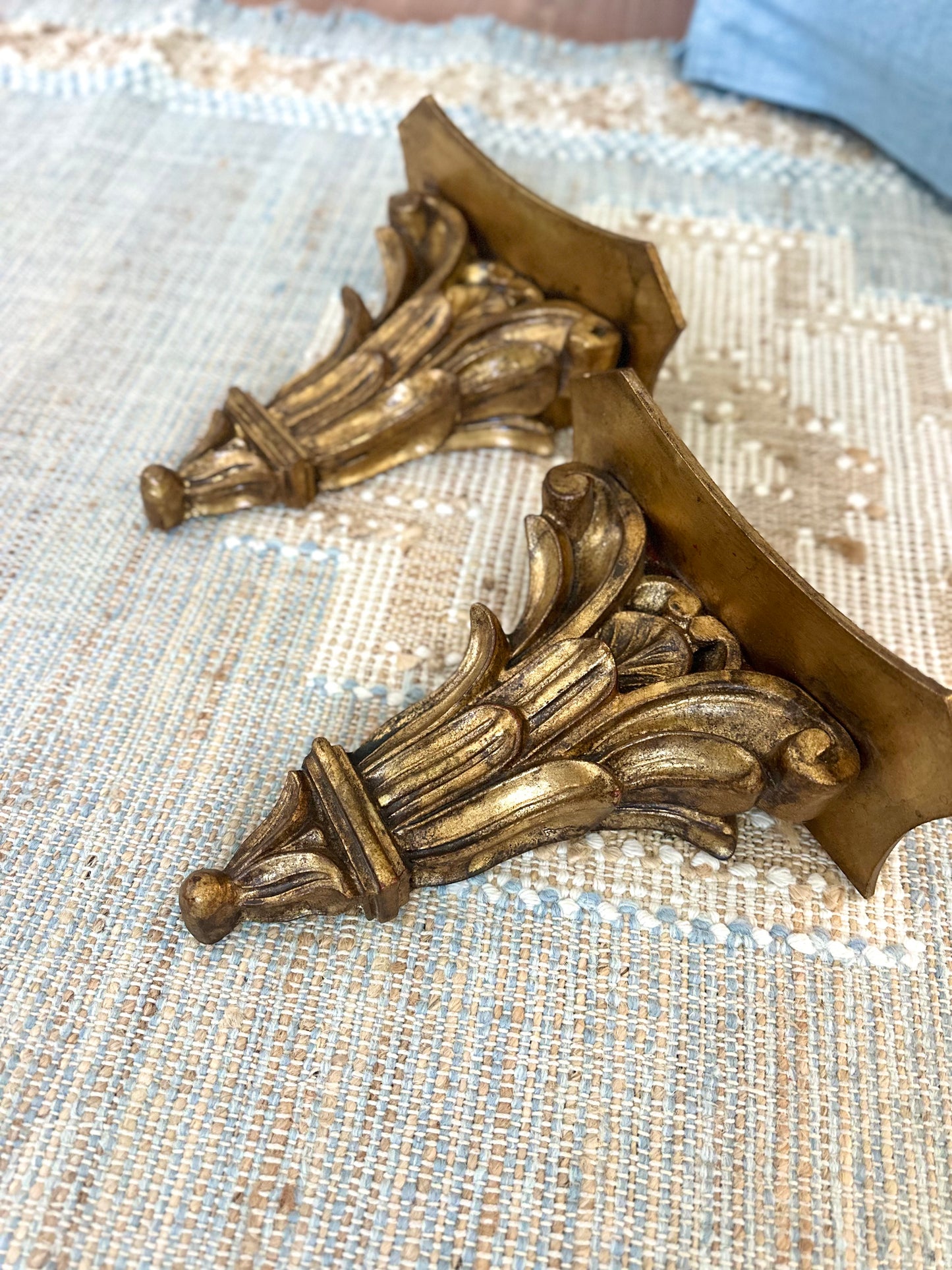 Florentine Wall Shelf Pair