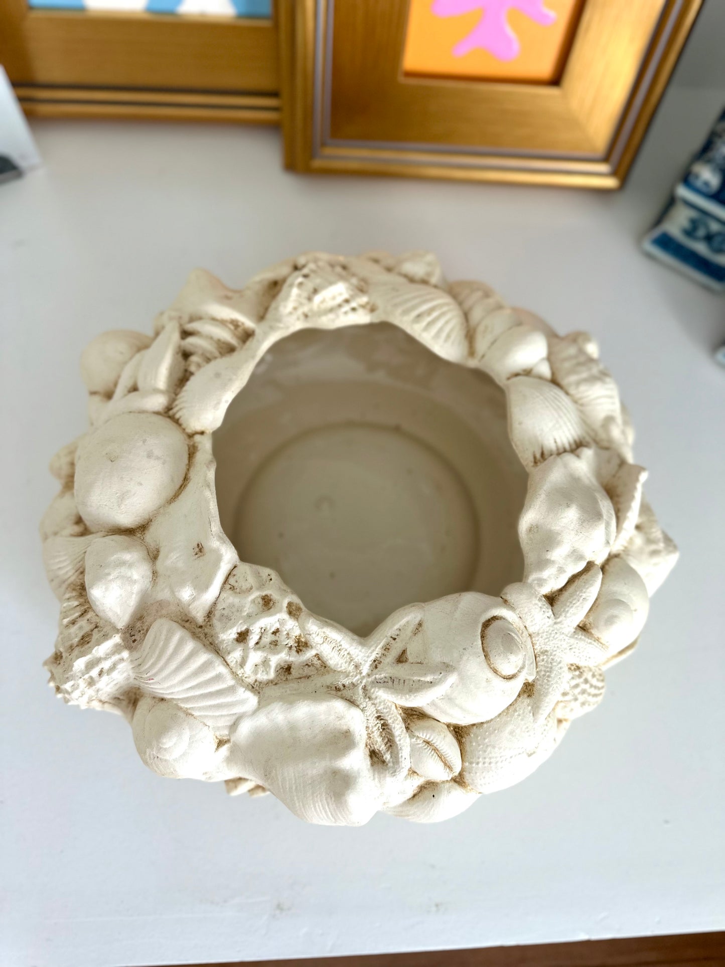 American Mold shell planter