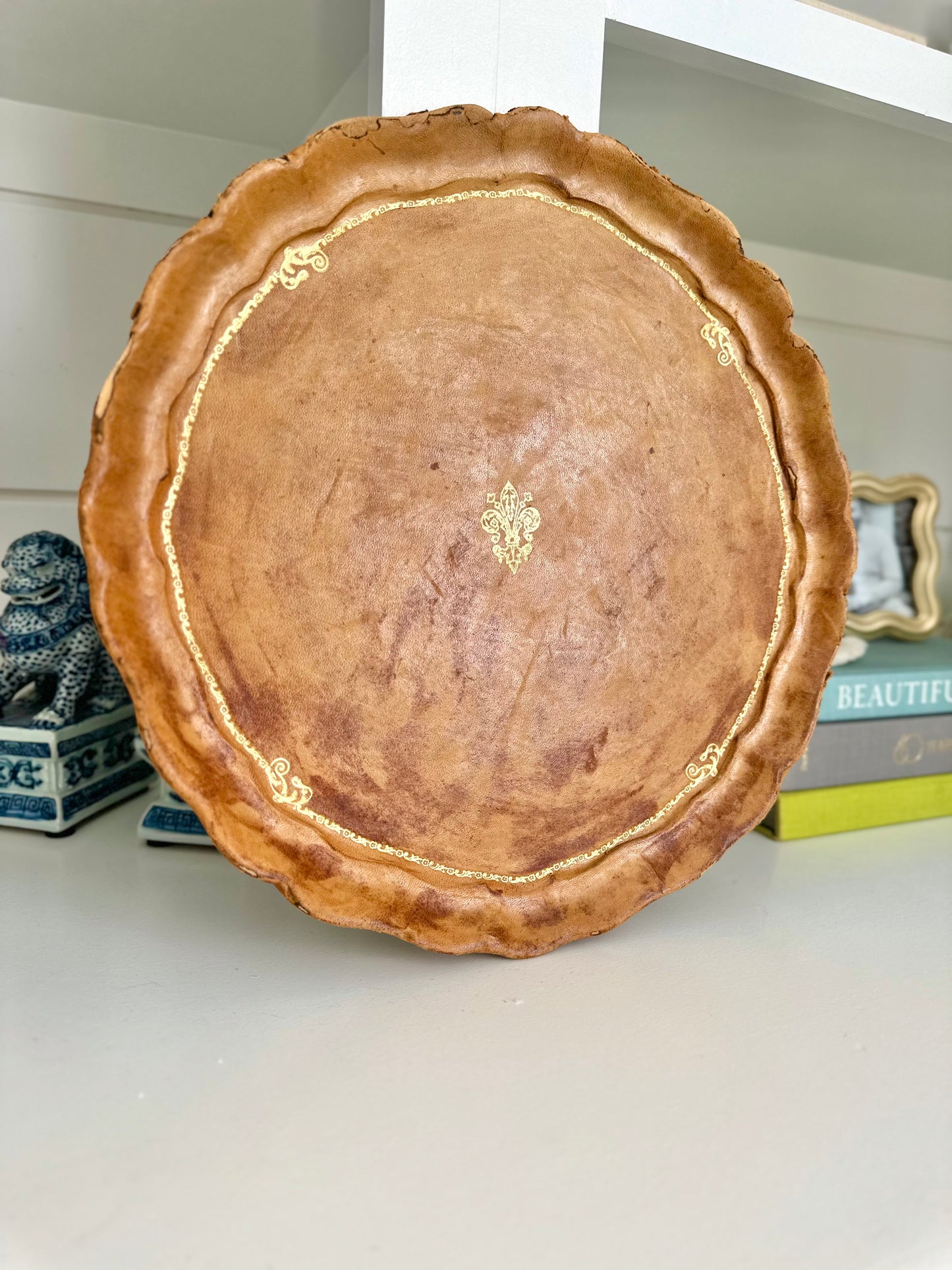 Genuine Italian Leather Tray