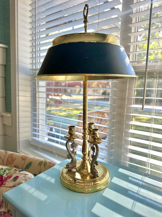 vintage Bouillotte lamp