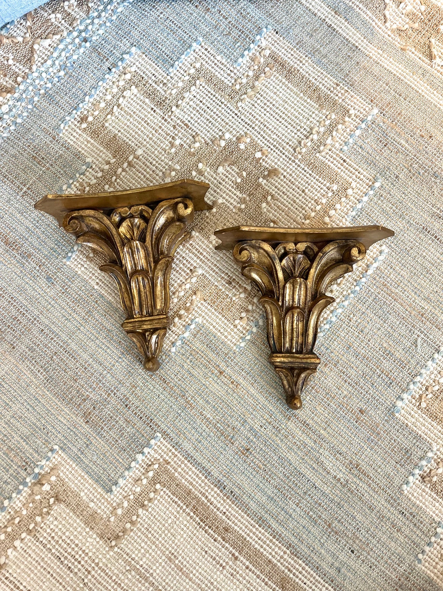 Florentine Wall Shelf Pair