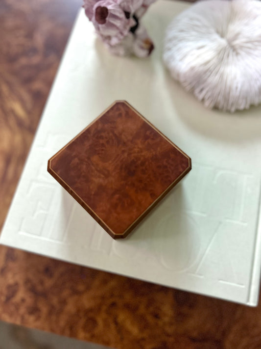 Burlwood trinket box