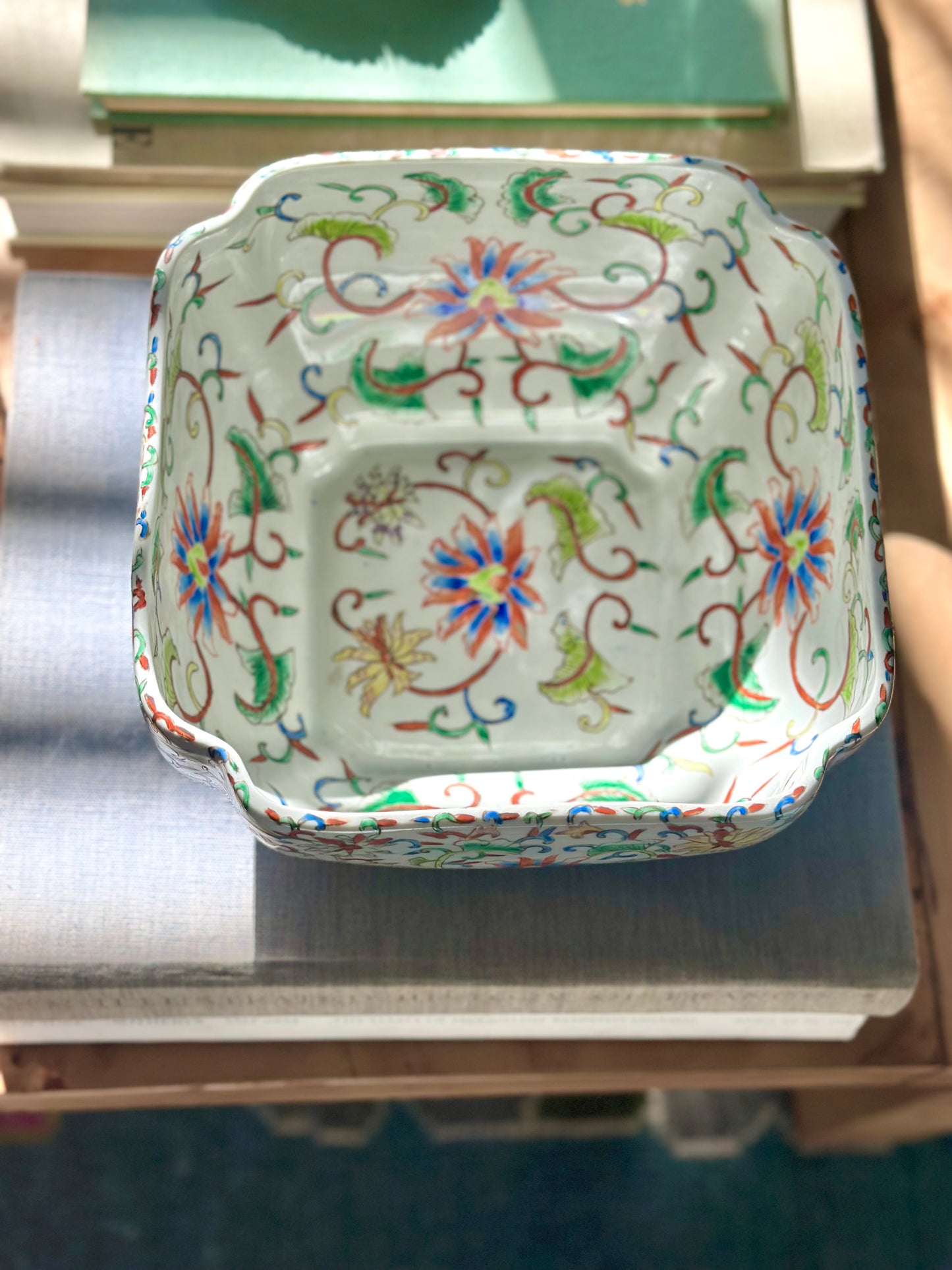 Famille Rose Floral Bowl