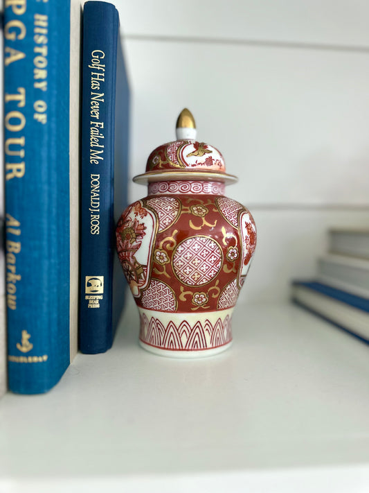 Gold Imari Ginger jar