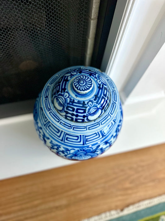 Double Happiness Temple Jar