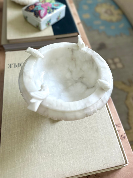 Alabaster Bird Bath