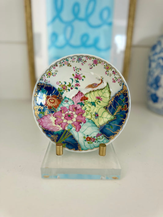 Mottahedeh Tobacco Leaf Saucer
