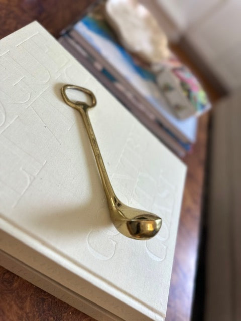 Brass Golf Club Bottle Opener