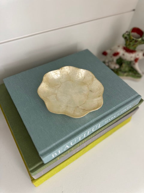 Scalloped Capiz Tray