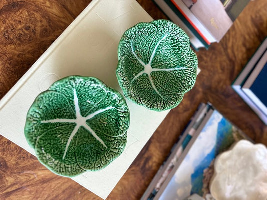 Pair of Bordallo Bowls