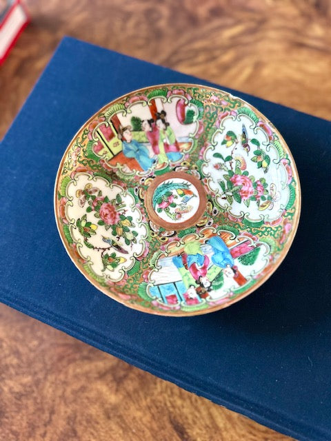 Antique Rose Medallion Bowl