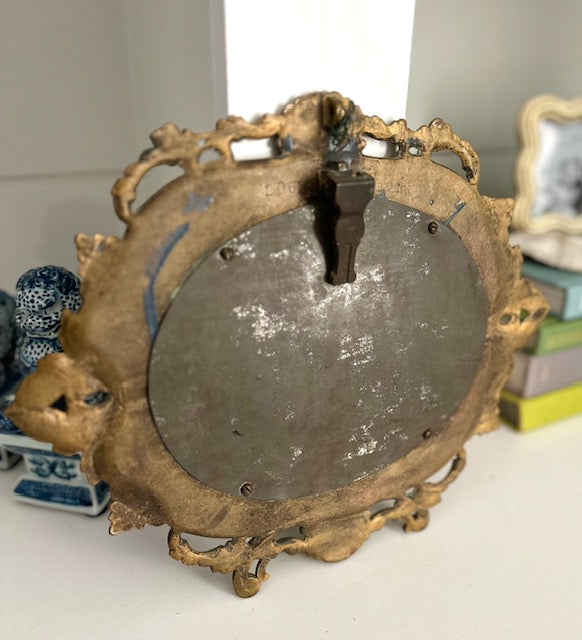 Art Nouveau Iron Mirror