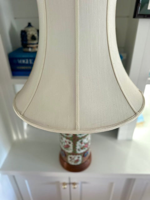 Antique Rose Canton Lamp