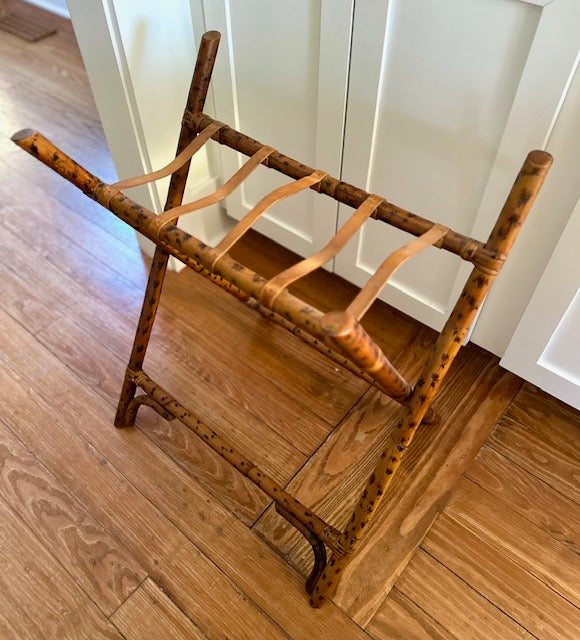 Burnt Bamboo Tray Table
